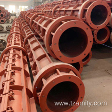 Concrete column pile steel mould